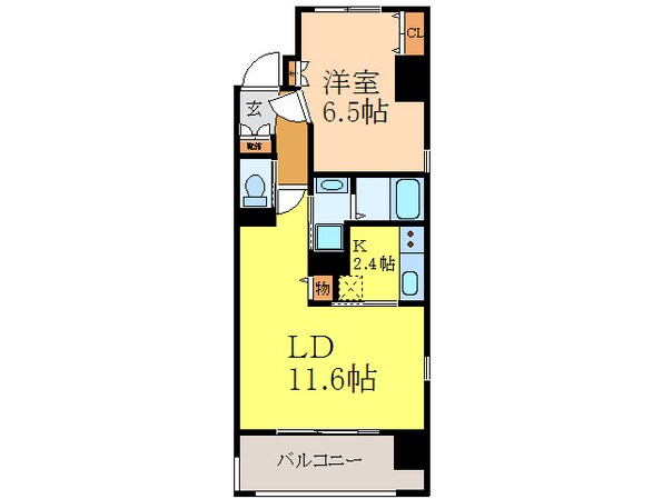 Ｃａｎａｌ　Ｃｏｍｆｏｒｔの物件間取画像